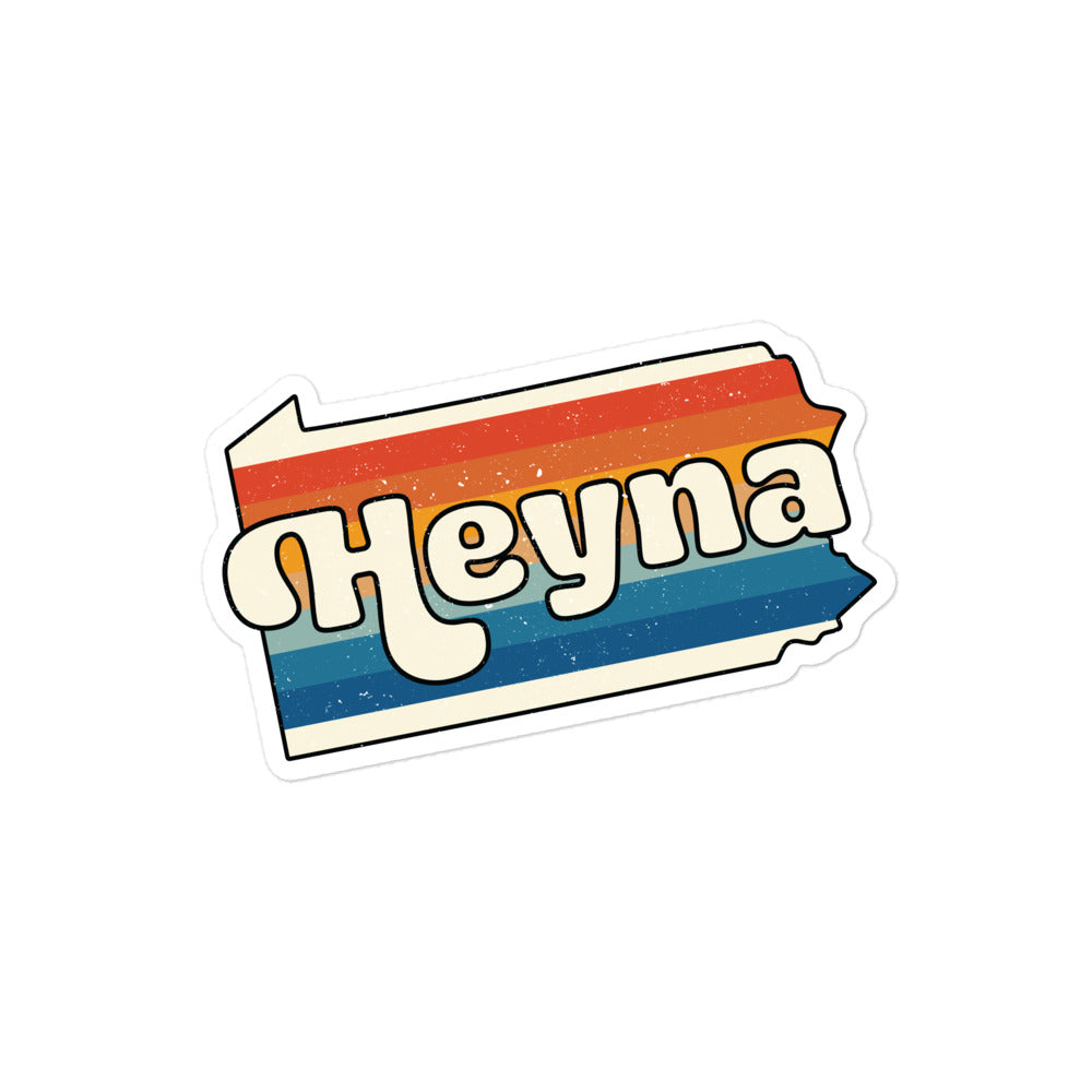 Rainbow PA Heyna stickers