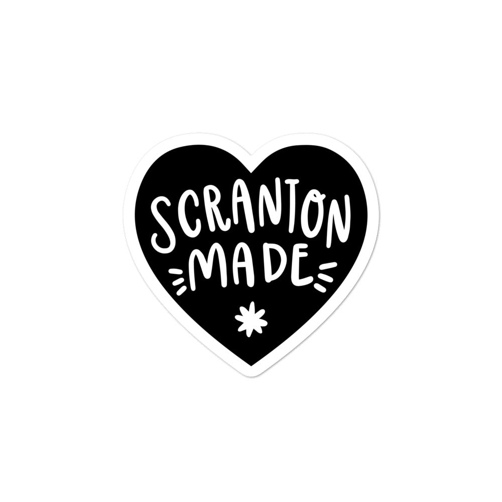 ScrantonMade Heart Sticker