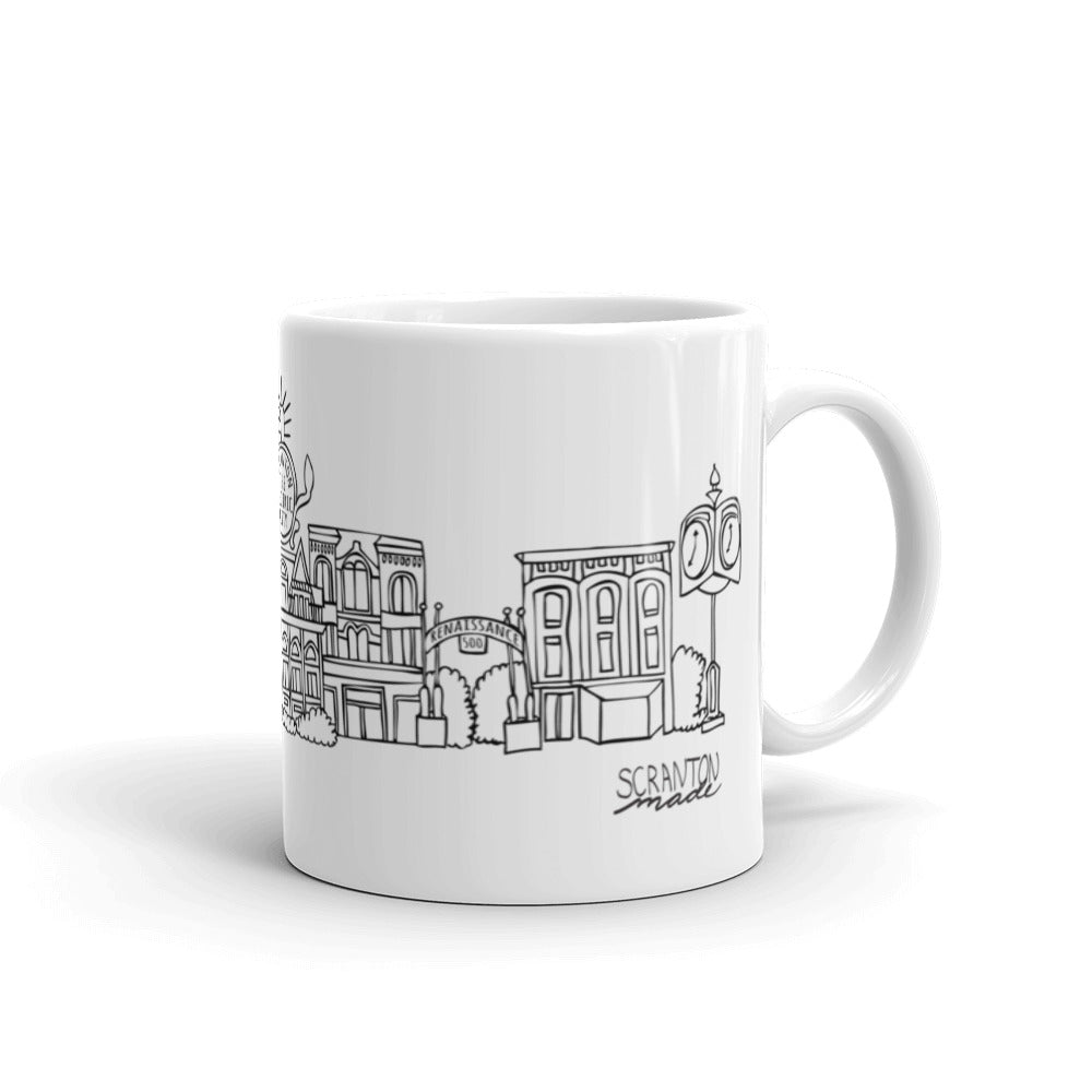 ScrantonMade Cityscape skyline mug