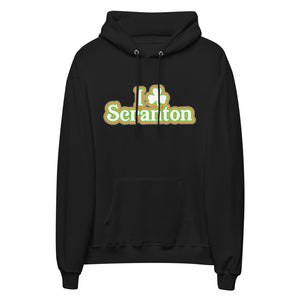 I ☘︎  Scranton - Unisex fleece hoodie