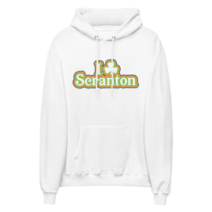 I ☘︎  Scranton - Unisex fleece hoodie