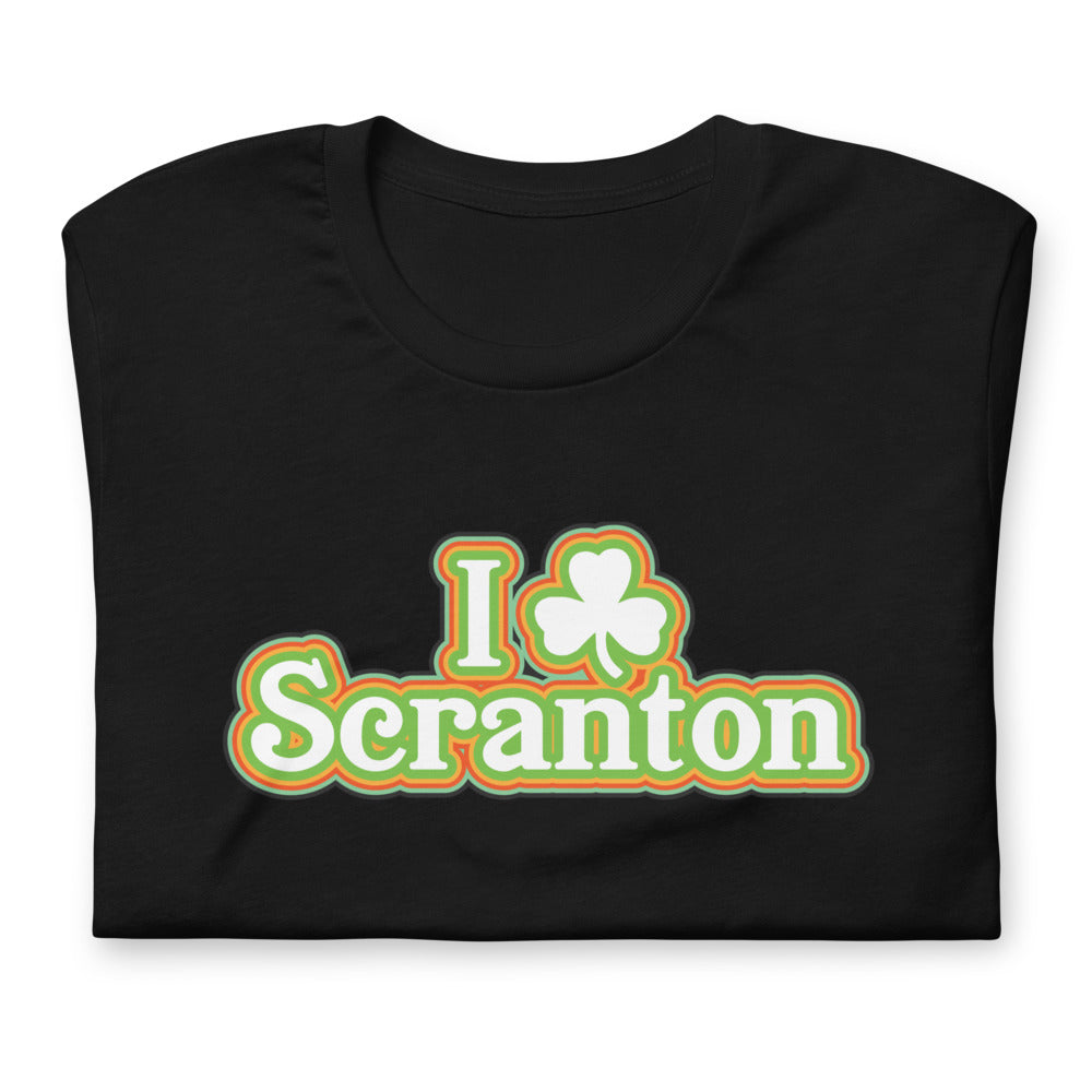 I ☘︎  Scranton - Short-Sleeve Unisex T-Shirt