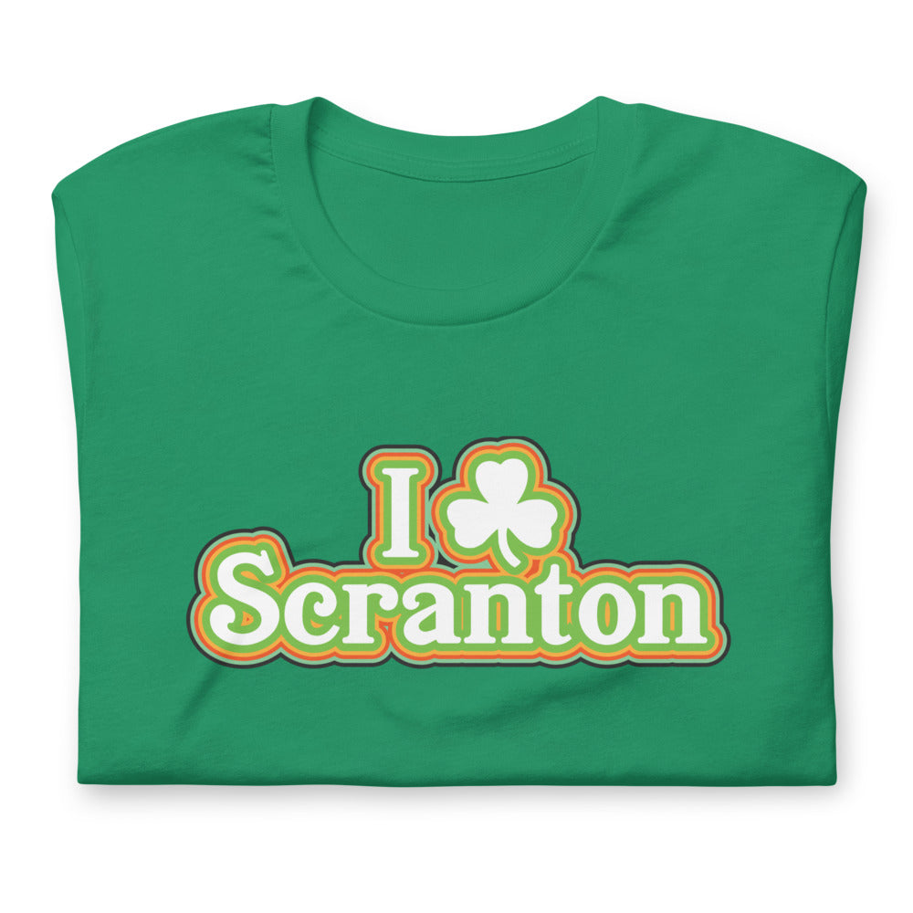 I ☘︎  Scranton - Short-Sleeve Unisex T-Shirt