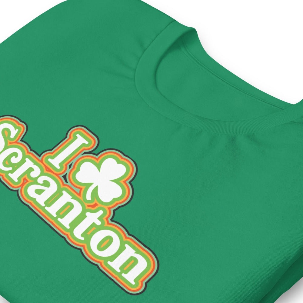 I ☘︎  Scranton - Short-Sleeve Unisex T-Shirt