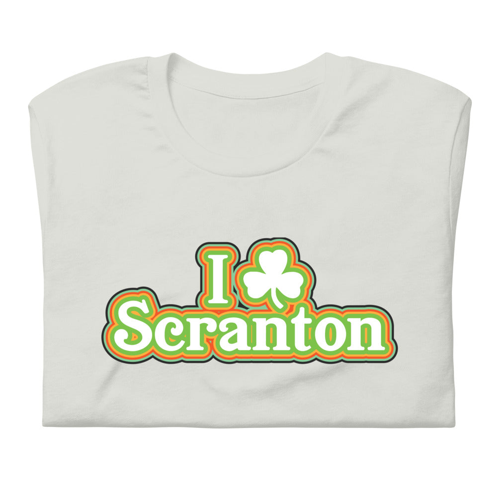 I ☘︎  Scranton - Short-Sleeve Unisex T-Shirt