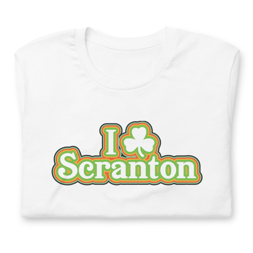 I ☘︎  Scranton - Short-Sleeve Unisex T-Shirt