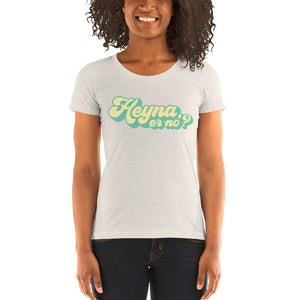 Heyna, er no? Ladies' short sleeve t-shirt