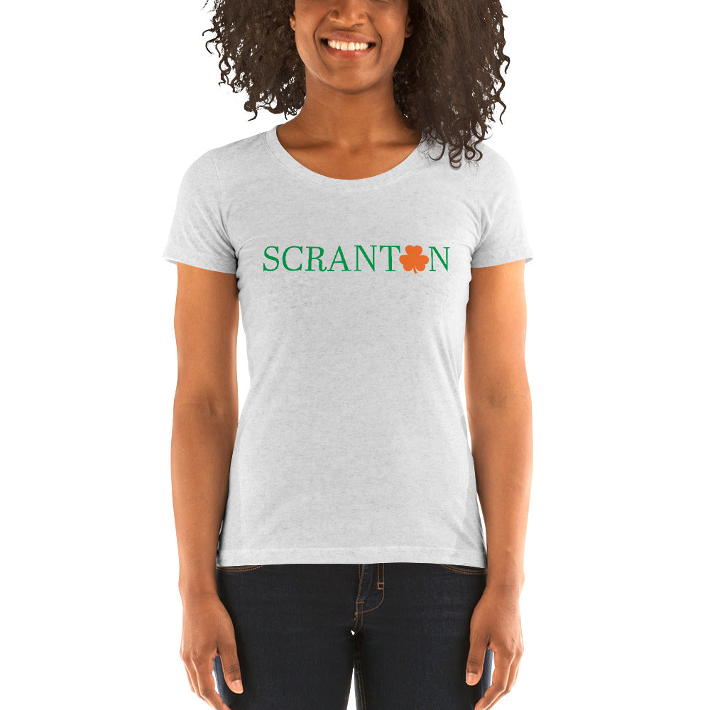 Women's Tri-Blend T-Shirt Scranton Parade Day